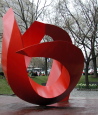 swirling sculpture